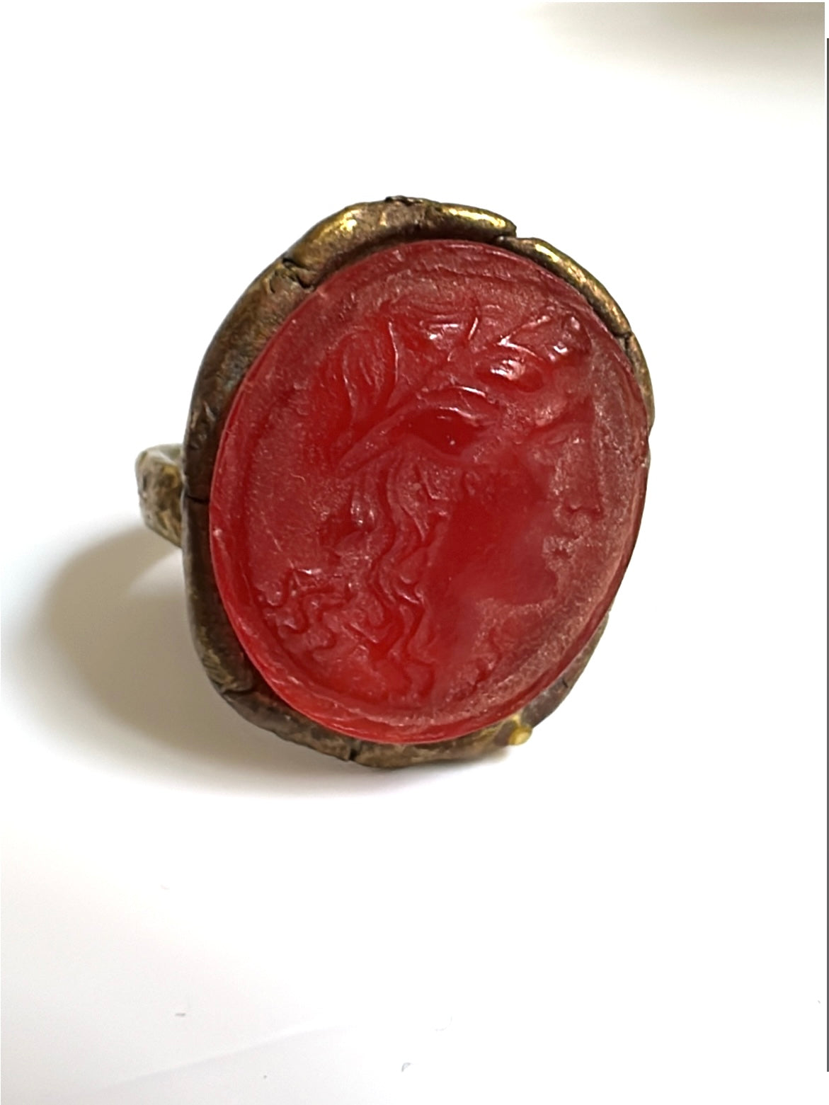 Anello Resina Rosso