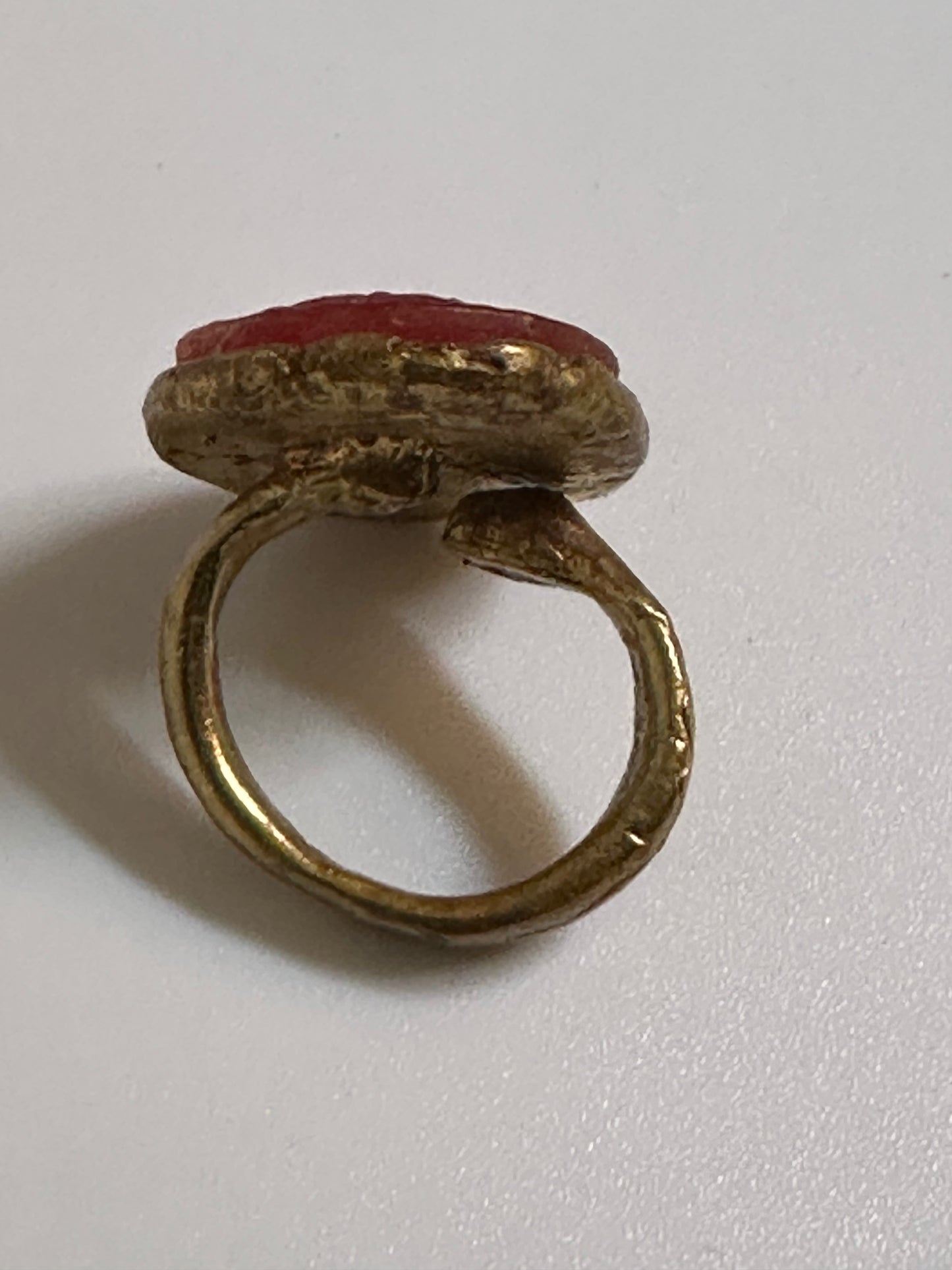 Anello Resina Rosso